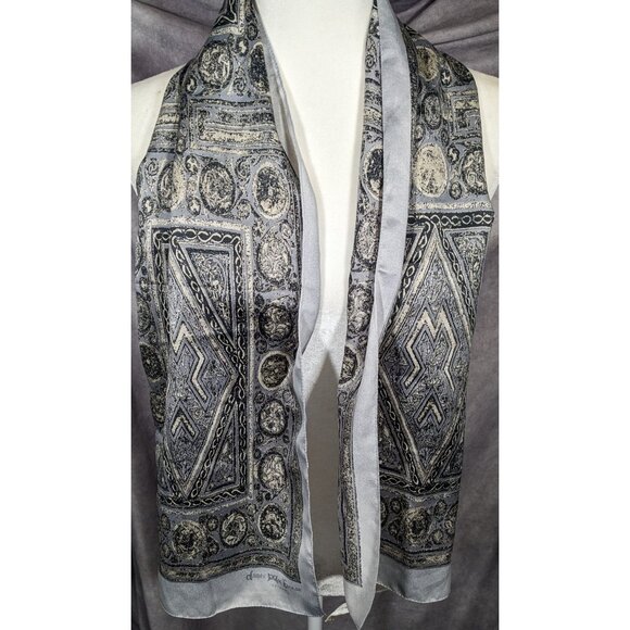 Book Of Kells Dublin Ireland Grey Celtic Scarf - Picture 4 of 9